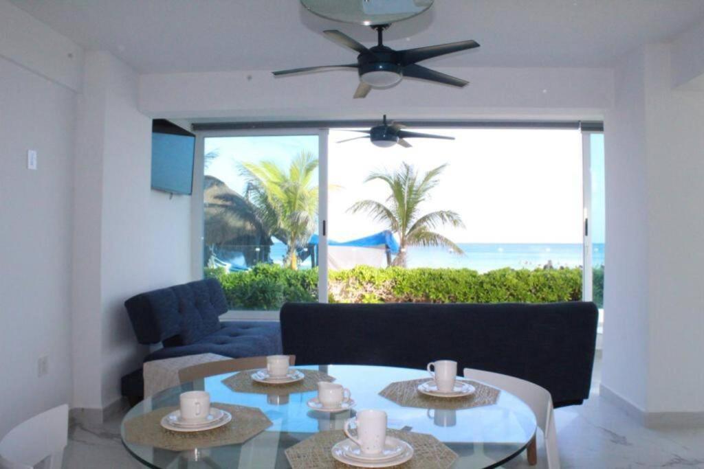 Beach Front Renewed Apartment Cancun Exterior photo