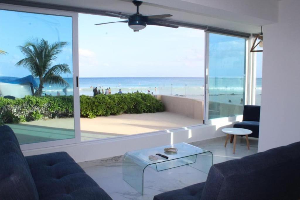 Beach Front Renewed Apartment Cancun Exterior photo